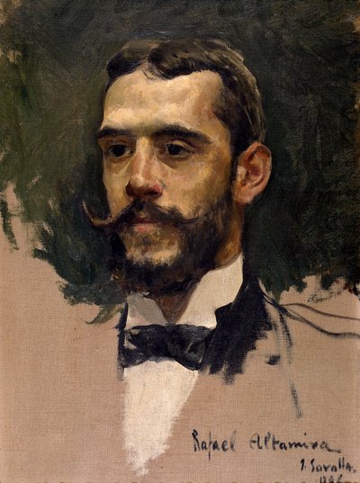 Rafael Altamira y Crevea by Joaquín Sorolla